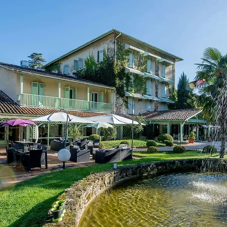 Logis Hotels- Et Restaurant Domaine De Fompeyre Bazas